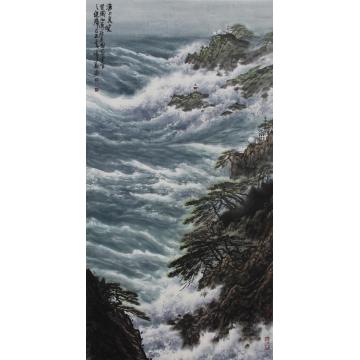 徐生华油画风景海上长城字画之家