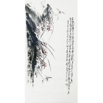 程永利国画花鸟兰石图字画之家