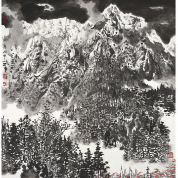 李小可国画山水远方字画之家