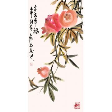 陈大陆国画花鸟多子多福字画之家