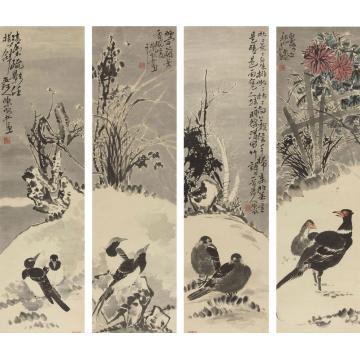 陈昭国画花鸟幽禽四君子字画之家