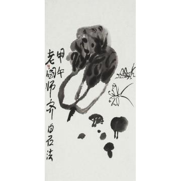 闫新生国画花鸟白菜字画之家