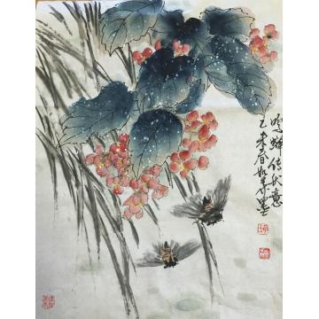 黄如森国画花鸟鸣禅传伏意字画之家