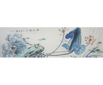 白世杰国画花鸟瑶池独立字画之家