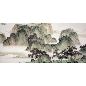 张春晖国画山水无题字画之家