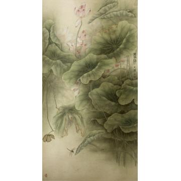 罗大华国画花鸟盛荷字画之家