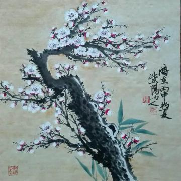 江本纯国画花鸟梅花字画之家