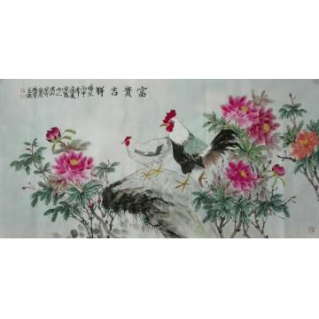 江本纯国画花鸟富贵吉祥字画之家