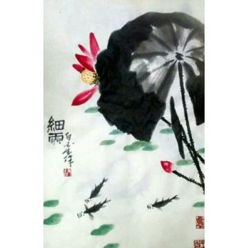 白玉生国画花鸟细雨字画之家